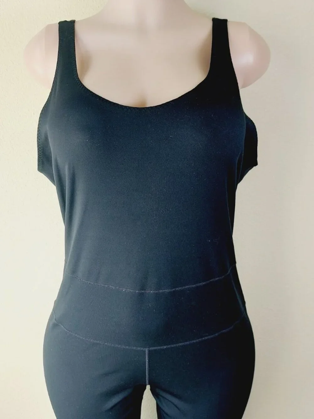 Nike One Women's Black Dri-FIT Scoop Neck One-Piece Capsule Bodysuit Size XL